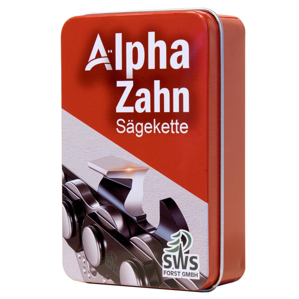 Alphazahn Sägekette 3/8 1,3mm in Metallbox zur Auswahl